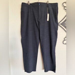 DEVEREUX Men's Black/Blue Golf Pants - New With Tags - 40S